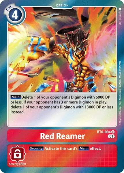 Red Reamer (BT6-094) | DigimonCardGame Wiki | Fandom