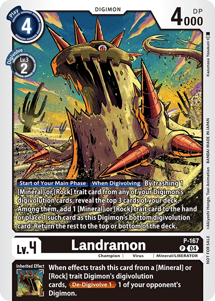 Landramon (P-167) | DigimonCardGame Wiki | Fandom