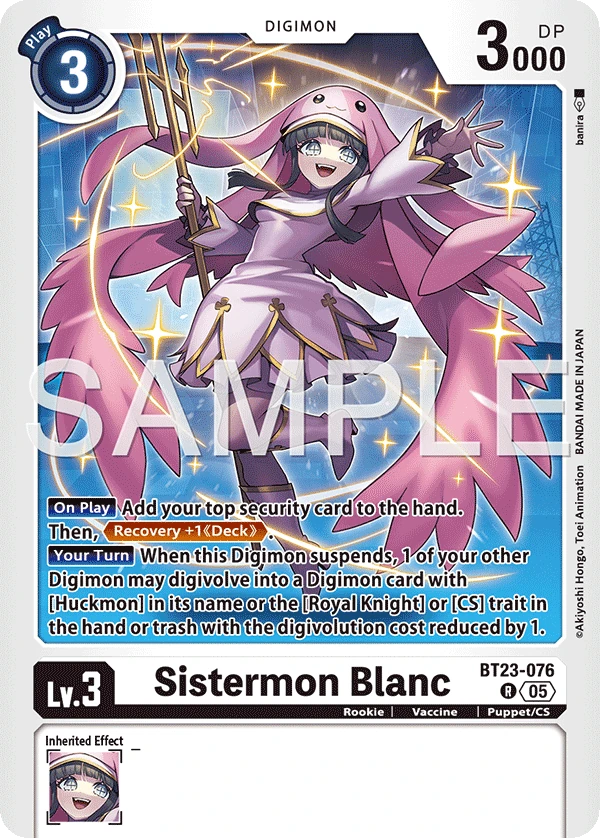 Sistermon Blanc (BT23-076) | DigimonCardGame Wiki | Fandom