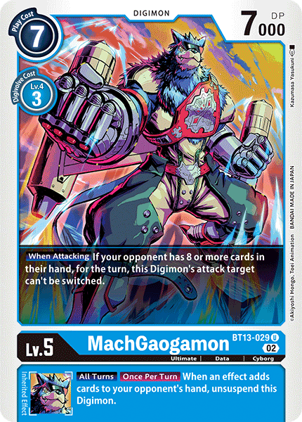 MachGaogamon (BT13-029) | DigimonCardGame Wiki | Fandom