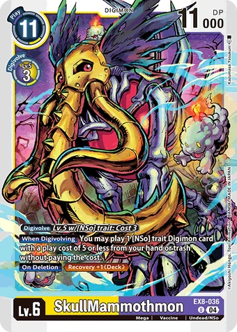 SkullMammothmon (EX8-036) | DigimonCardGame Wiki | Fandom