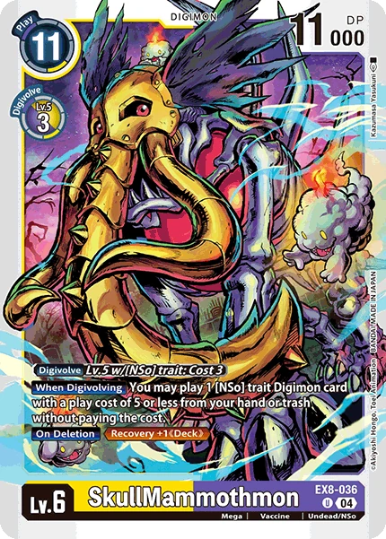 SkullMammothmon (EX8-036) | DigimonCardGame Wiki | Fandom