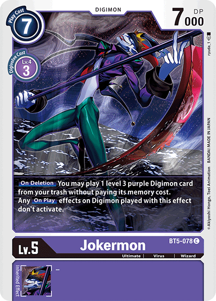 Jokermon (BT5-078) | DigimonCardGame Wiki | Fandom Jokermon (BT5-078) | DigimonCardGame Wiki | Fandom
