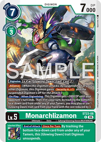 Monarchlizamon (ST23-08) | DigimonCardGame Wiki | Fandom