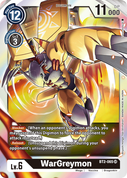 WarGreymon (BT2-065) | DigimonCardGame Wiki | Fandom