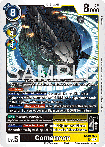 Cometmon (EX10-030) | DigimonCardGame Wiki | Fandom