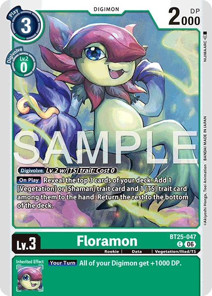 Floramon (BT25-047) | DigimonCardGame Wiki | Fandom