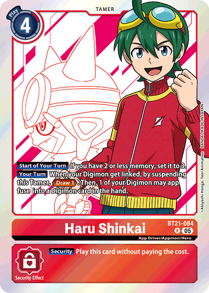 Haru Shinkai (BT21-084) | DigimonCardGame Wiki | Fandom