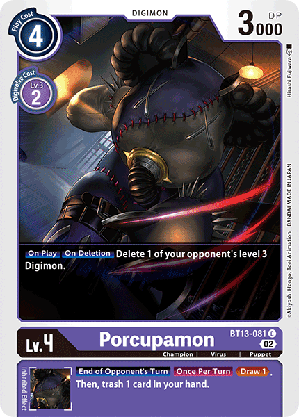 Porcupamon (BT13-081) | DigimonCardGame Wiki | Fandom