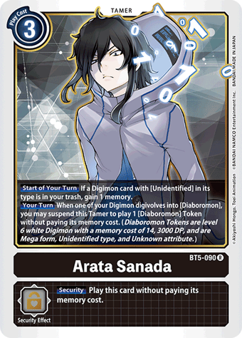 Arata Sanada (BT5-090) | DigimonCardGame Wiki | Fandom