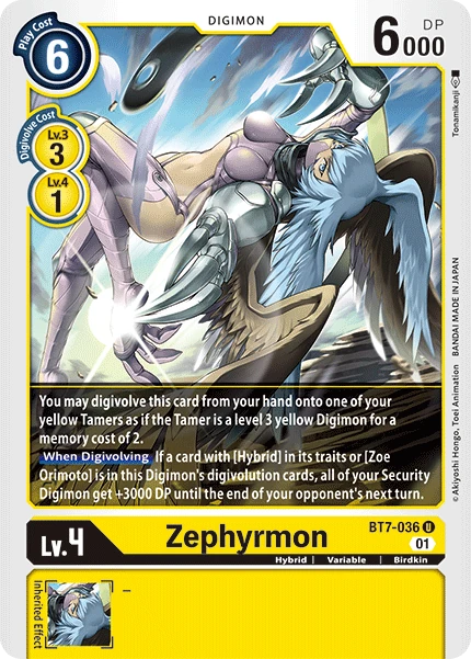 Zephyrmon (BT7-036) | DigimonCardGame Wiki | Fandom