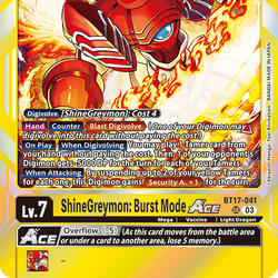 Category:ShineGreymon: Burst Mode | DigimonCardGame Wiki Category:ShineGreymon: Burst Mode | DigimonCardGame Wiki