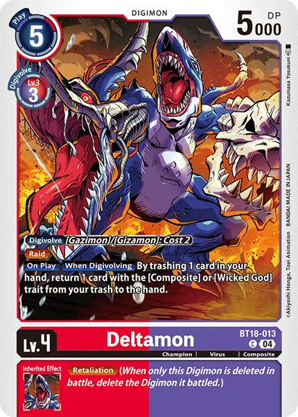 Deltamon (BT18-013) | DigimonCardGame Wiki | Fandom