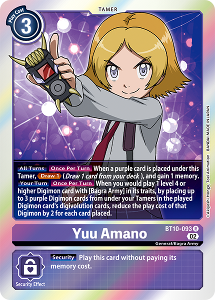 Yuu Amano (BT10-093) | DigimonCardGame Wiki | Fandom