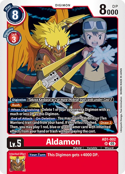 Aldamon (AD1-002) | DigimonCardGame Wiki | Fandom