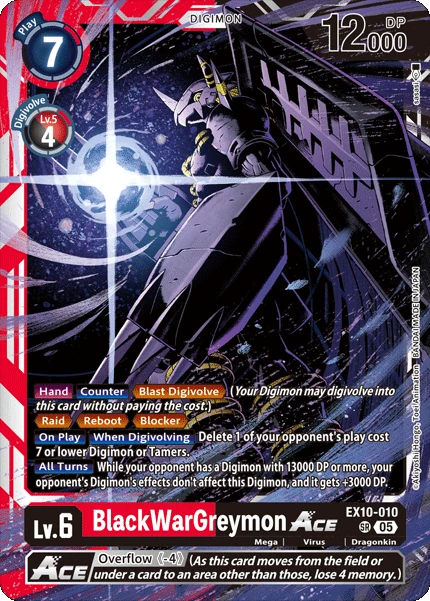 BlackWarGreymon (EX10-010) | DigimonCardGame Wiki | Fandom