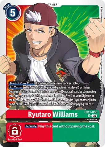 Ryutaro Williams (EX11-056) | DigimonCardGame Wiki | Fandom