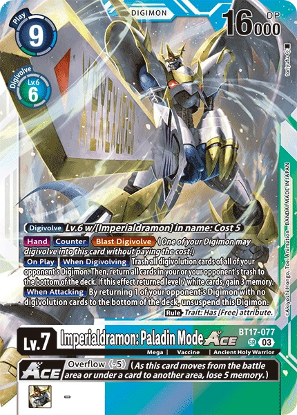 Imperialdramon: Paladin Mode ACE