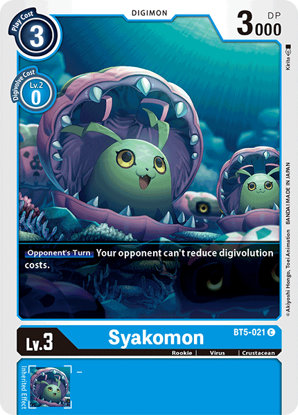 Syakomon (#BT14-021)  ∞ Epic Level ∞ Seu jogo em outro nível !