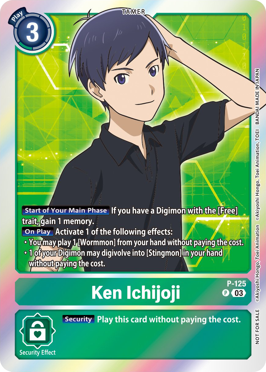 Ken Ichijoji (P-125) | DigimonCardGame Wiki | Fandom Ken Ichijoji (P-125) | DigimonCardGame Wiki | Fandom