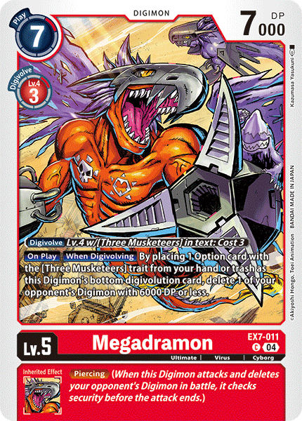 Megadramon (EX7-011) | DigimonCardGame Wiki | Fandom