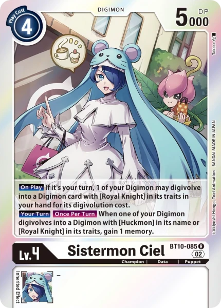 Sistermon Ciel (BT10-085) | DigimonCardGame Wiki | Fandom