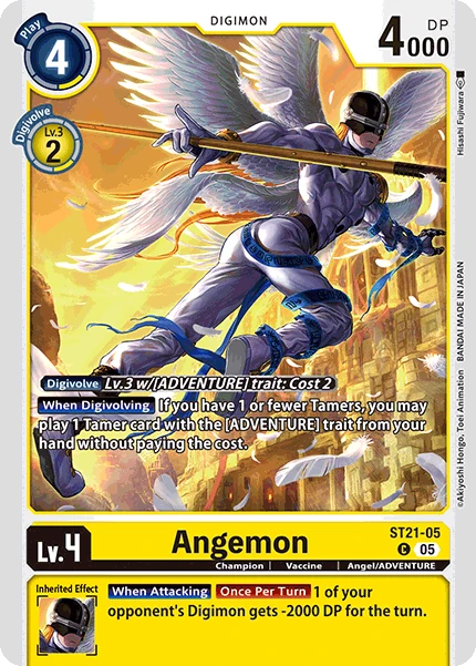 Angemon (ST21-05) | DigimonCardGame Wiki | Fandom