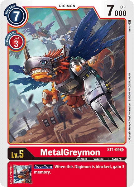 MetalGreymon (ST1-09) | DigimonCardGame Wiki | Fandom
