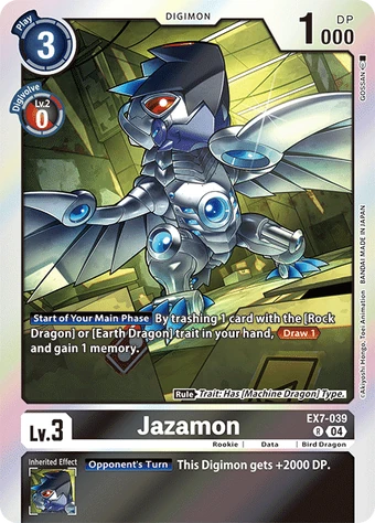 イーモン Jazamon (EX7-039) | DigimonCardGame Wiki | Fandom
