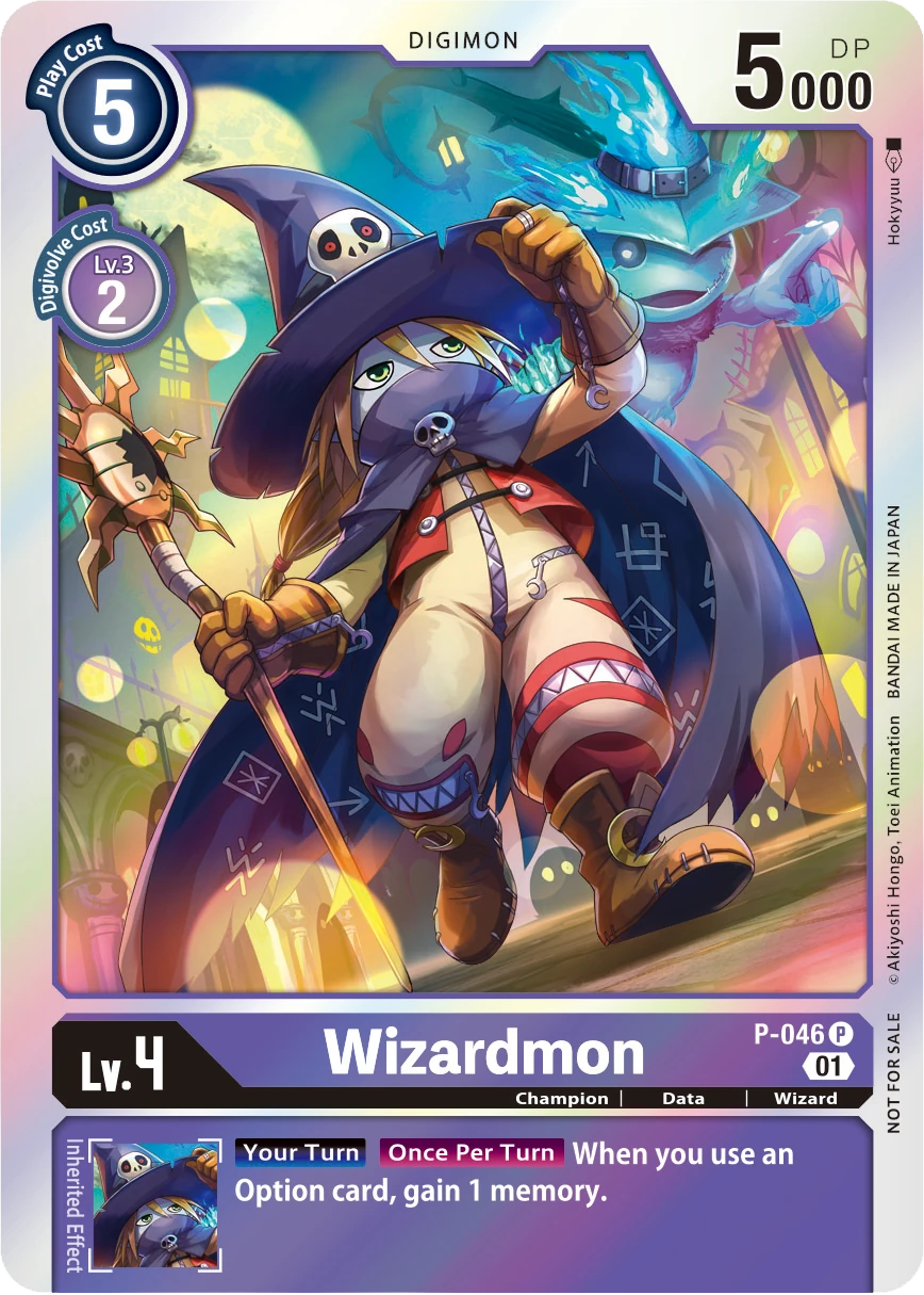 Wizardmon (P-046) | DigimonCardGame Wiki | Fandom