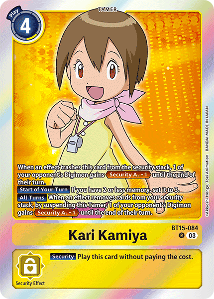 Kari Kamiya (BT15-084) | DigimonCardGame Wiki | Fandom