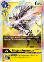 A Digimon card with both effects and inherited effects