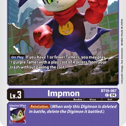 Impmon (BT19-067) | DigimonCardGame Wiki | Fandom