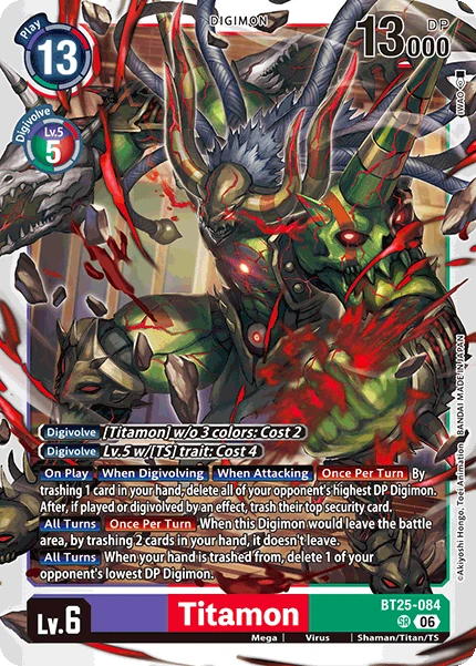 Titamon (BT25-084) | DigimonCardGame Wiki | Fandom