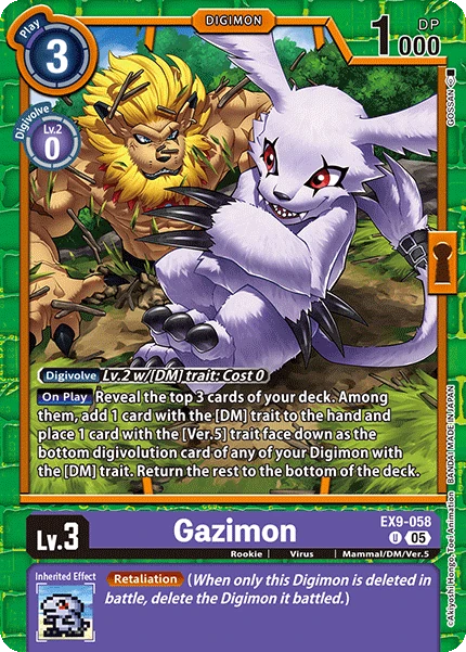 Gazimon (EX9-058) | DigimonCardGame Wiki | Fandom