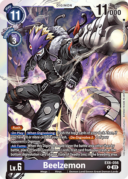 Beelzemon (EX6-056) | DigimonCardGame Wiki | Fandom Beelzemon (EX6-056) | DigimonCardGame Wiki | Fandom