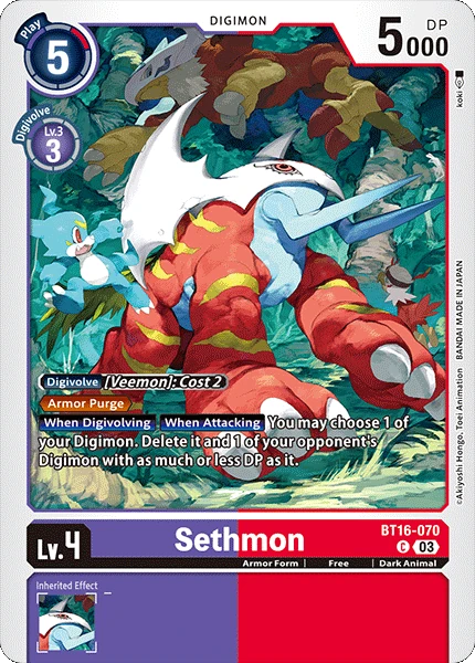 Sethmon (BT16-070) | DigimonCardGame Wiki | Fandom