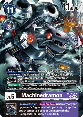 Machinedramon (BT19-065) | DigimonCardGame Wiki | Fandom