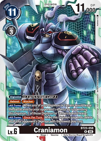 Craniamon (BT23-058) | DigimonCardGame Wiki | Fandom