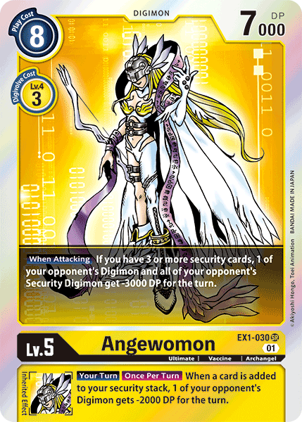 Angewomon Ex1 030 Digimoncardgame Wiki Fandom 5265