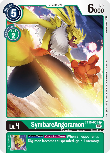 SymbareAngoramon (BT10-051) | DigimonCardGame Wiki | Fandom