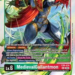MedievalGallantmon (EX8-074) | DigimonCardGame Wiki | Fandom