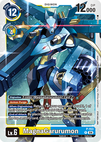 MagnaGarurumon (P-153) | DigimonCardGame Wiki | Fandom