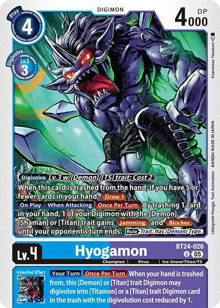 Hyogamon (BT24-026) | DigimonCardGame Wiki | Fandom