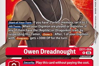 Owen Dreadnought (BT18-087) | DigimonCardGame Wiki | Fandom