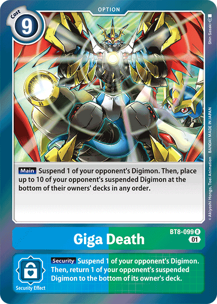 Giga Death (BT8-099) | DigimonCardGame Wiki | Fandom