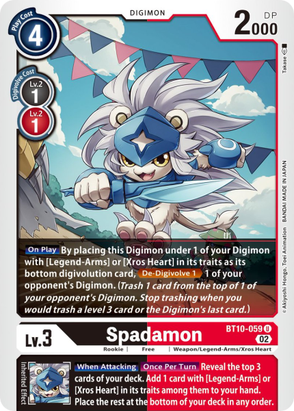 Spadamon (BT10-059) | DigimonCardGame Wiki | Fandom Spadamon (BT10-059) | DigimonCardGame Wiki | Fandom