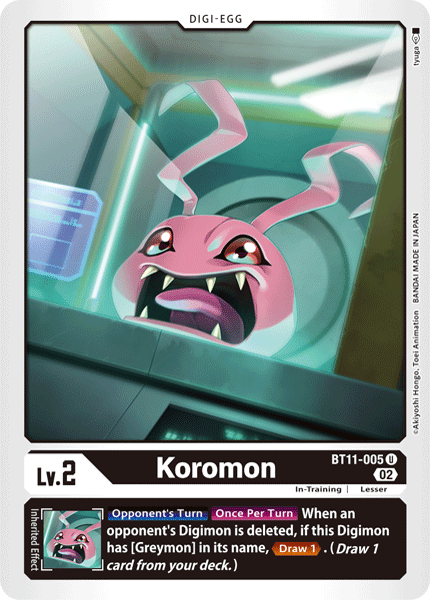 Koromon (BT11-005) | DigimonCardGame Wiki | Fandom