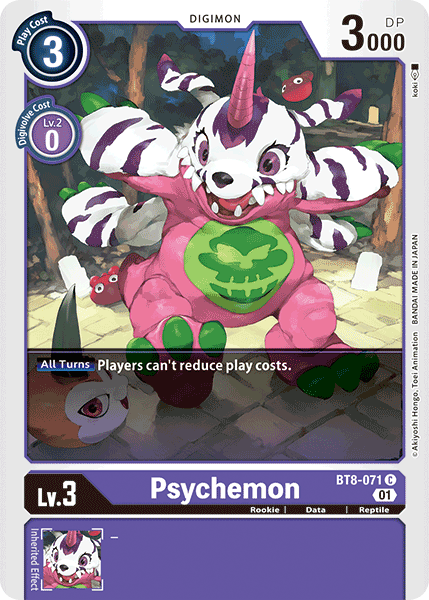 Psychemon Slams in to Digimon Masters