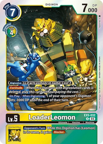 LoaderLeomon (EX5-032) | DigimonCardGame Wiki | Fandom